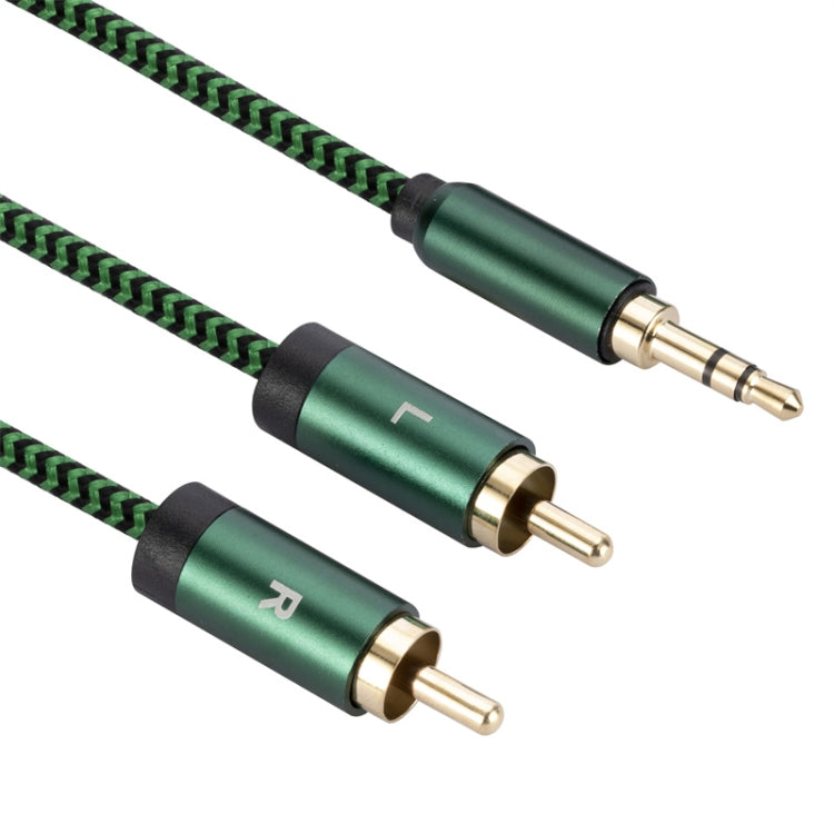 Connettore amplificatore per cavo audio da 3,5 mm maschio a 2 RCA maschio, 0.5m, 1m, 2m, 3m Connettore amplificatore per cavo audio da 3,5 mm maschio a 2 RCA maschio, 0.5m, 1m, 2m, 3m